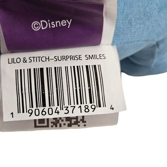 Disney Stitch Plush Surprise Smiles Blue Stuffed Animal Smooth Texture Toy 2022 - Picture 8 of 8